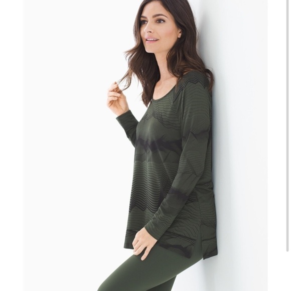 SOMA French Terry Easy Top in Agile Green - Picture 2 of 8